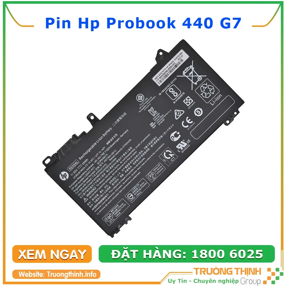 Ảnh tin Pin Laptop Hp Probook 440 G7