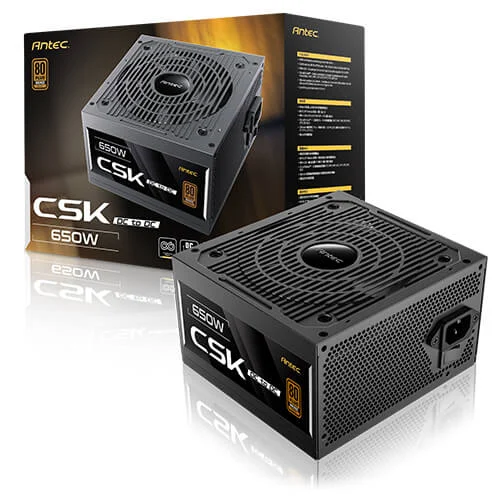 Ảnh tin Nguồn máy tính Antec CSK DC 650 650W 80 Plus Bronze | Non Modular, ATX, Đen