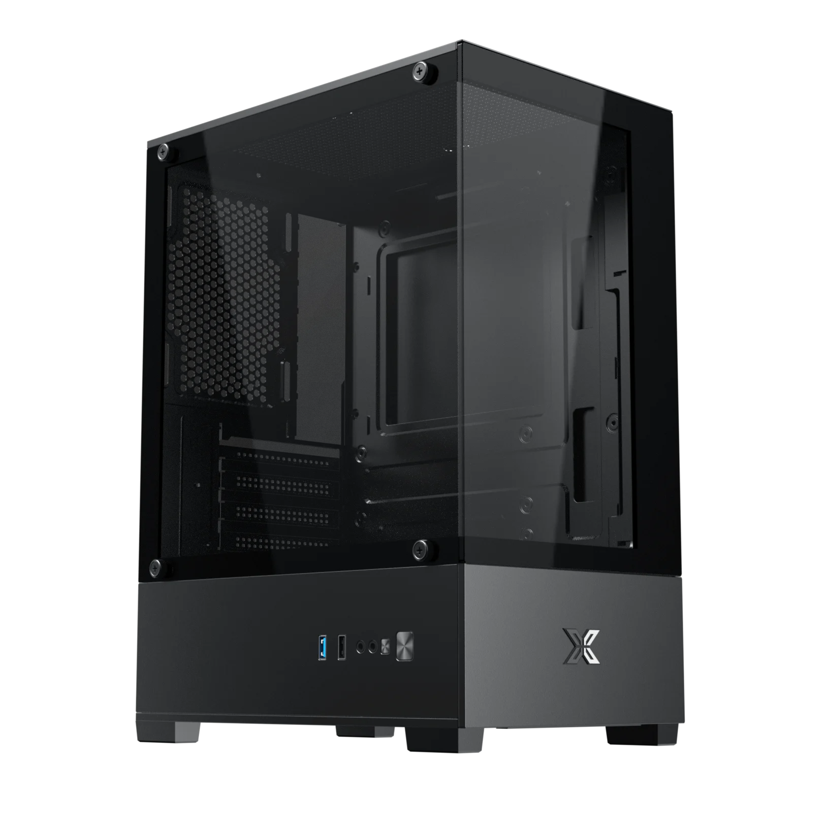 Ảnh tin Thùng máy Xigmatek View III | M-ATX/Mini-ITX, 2 Mặt Kính Cường Lực, Đen