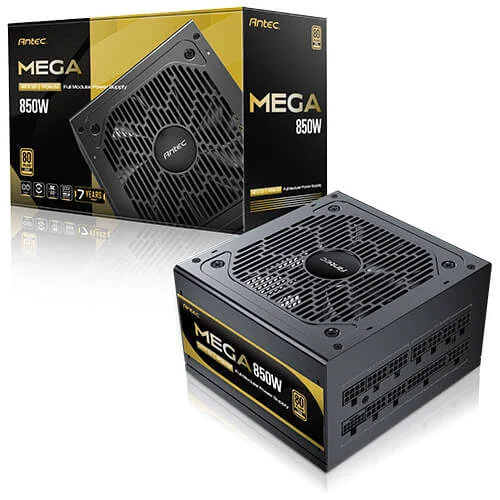 Ảnh tin Nguồn máy tính Antec MEGA 850 Gold 850W | 80 Plus Gold, Full Range, Full Modular, PCIe 5.1, ATX…