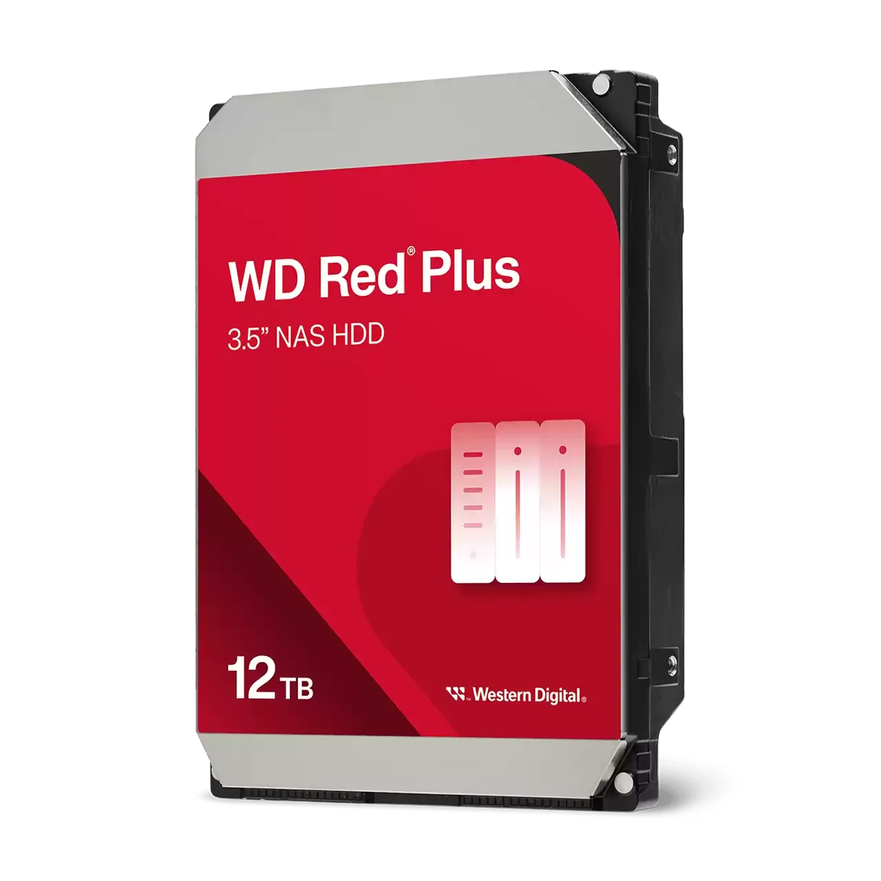 Ảnh tin Ổ cứng HDD Western Digital Red Plus 12TB WD120EFGX | SATA III, 3.5 inch, 7200RPM, 512MB Cache
