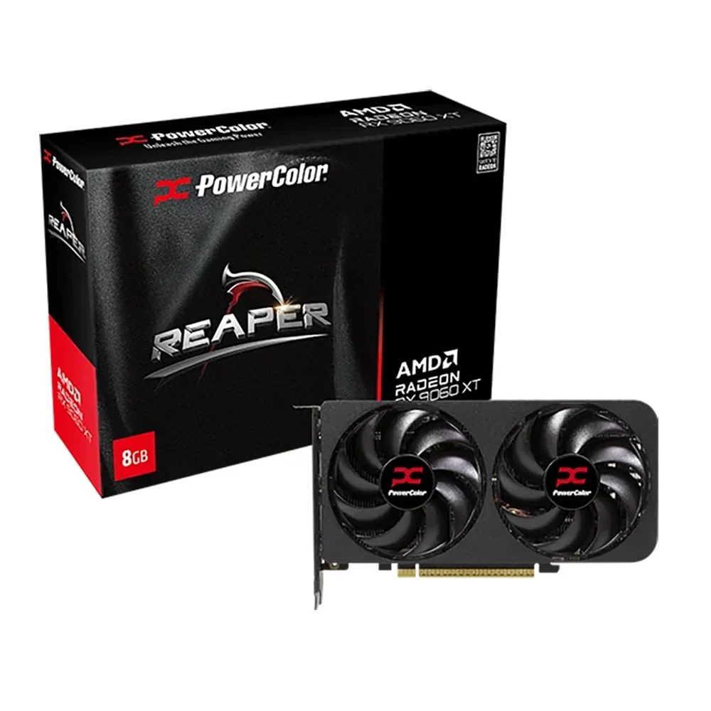 Ảnh tin Card màn hình PowerColor Reaper AMD Radeon RX 9060 XT 8GB GDDR6 | 128-bit, PCIe 5.0