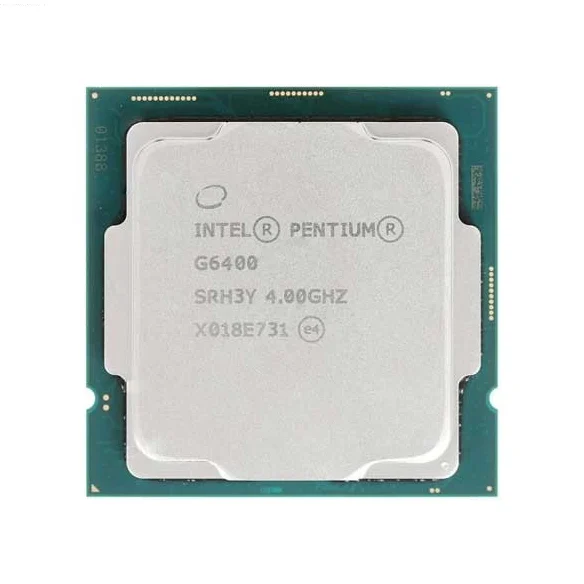 Ảnh tin CPU Intel Pentium Gold G6400 Tray (No Box, Có VAT) | 2 nhân 4 luồng, 4.0GHz, Socket LGA1200