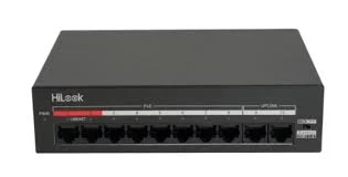 Ảnh tin SWITCH POE 8 PORT Hilook DS-3E0110MP-60 8 x 10/100Mbps PoE port, 2 × 10/100Mbps RJ45 port, Vỏ kim lo