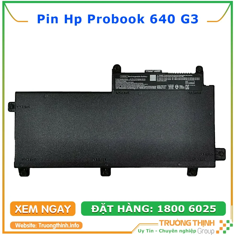 Ảnh tin Pin Laptop Hp Probook 640 G3