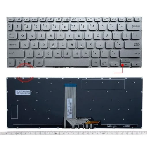 Ảnh tin Bàn phím laptop Asus Vivobook 14 X412 X412F X412U A412 A412F BẠC