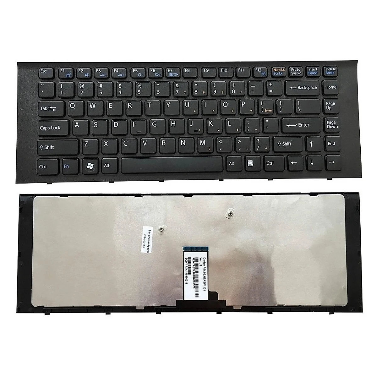 Ảnh tin Bàn phím laptop Sony Vaio VPCEG, VPCEK, VPCEG11FX, VPCEG23FX, VPCEG25EN, VPCEG25FX (EG – ĐEN, CÓ…