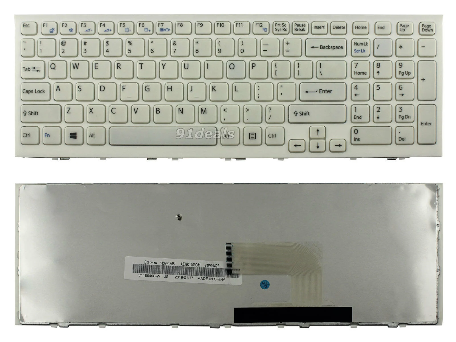 Ảnh tin Bàn phím laptop Sony Vaio VPCEH, VPCEH1M1E, VPCEH2S1E, VPCEH3P1E, VPCEH11FX (EH – TRẮNG, CÓ KHUNG…