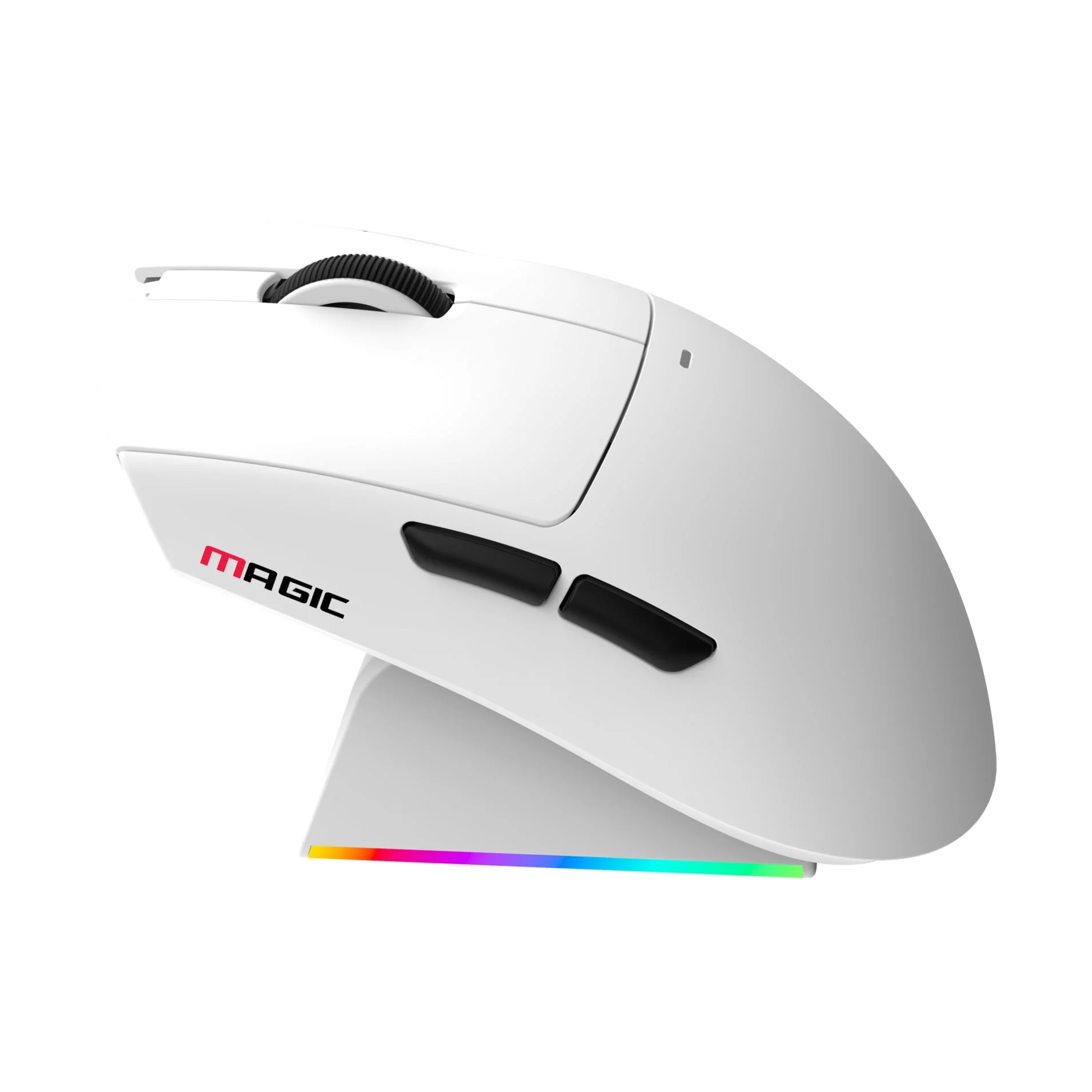 Ảnh tin Chuột gaming Magic LDON V3 PRO | 3 Mode, Dock sạc, Trắng