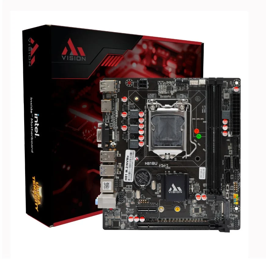 Ảnh tin Mainboard AiVision H81 M.2/NVME (SN H81M2001121Z122501246) | LGA1150, ITX, 2 Khe DDR3