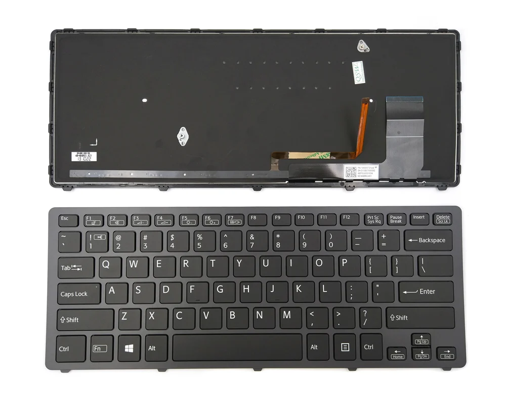 Ảnh tin Bàn phím laptop Sony Vaio SVF14N, Fit 14N (Màu đen, cáp thẳng góc)