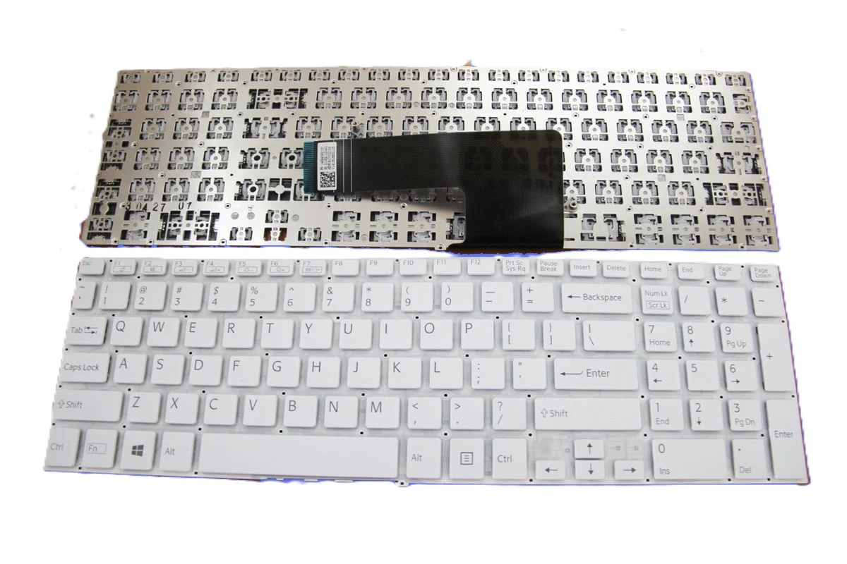 Ảnh tin Bàn phím laptop Sony Vaio SVF151, SVF152, SVF153 (Trắng, cáp cong)