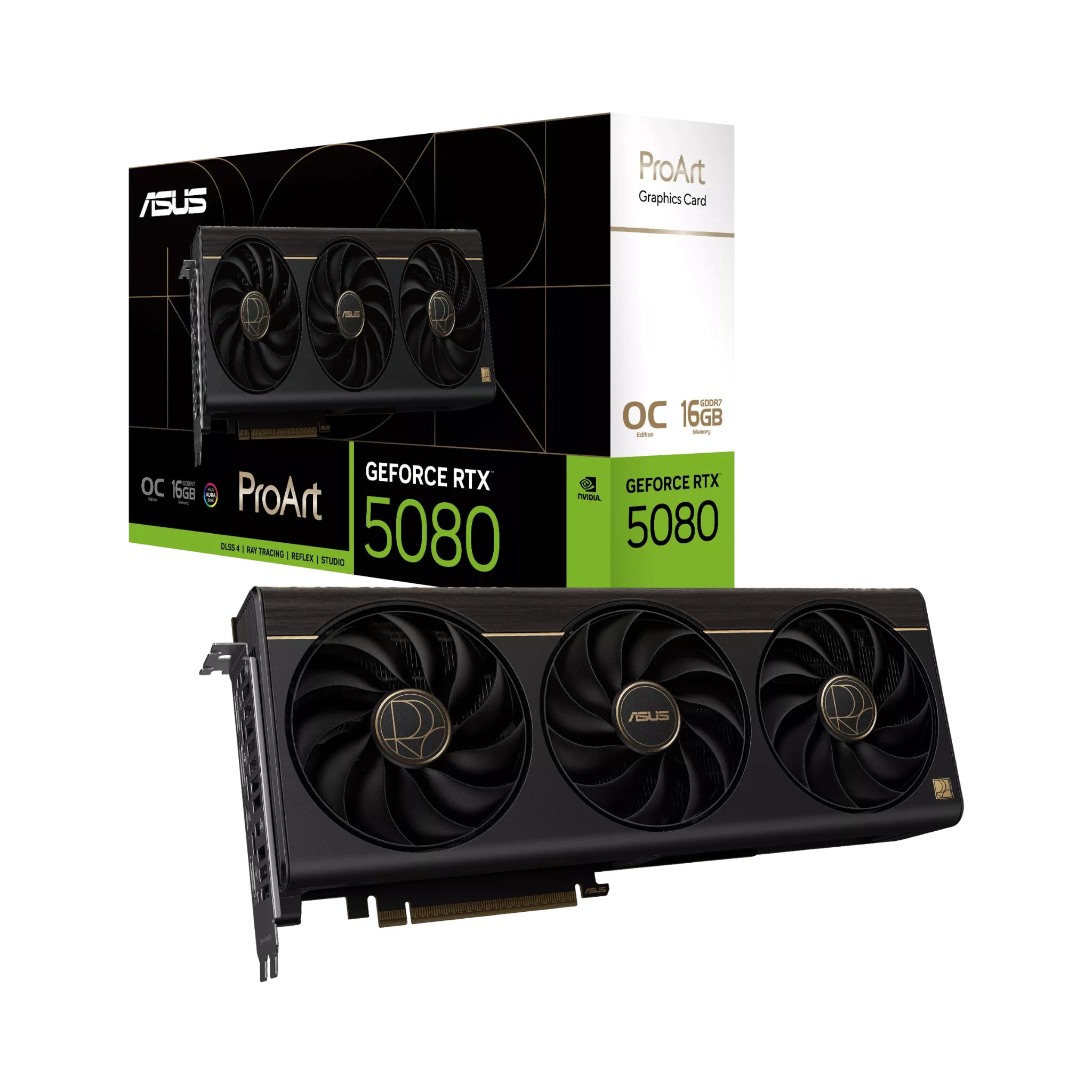 Ảnh tin Card màn hình ASUS ProArt GeForce RTX 5080 OC 16GB GDDR7 (PROART-RTX5080-O16G) | 16GB GDDR7, OC…