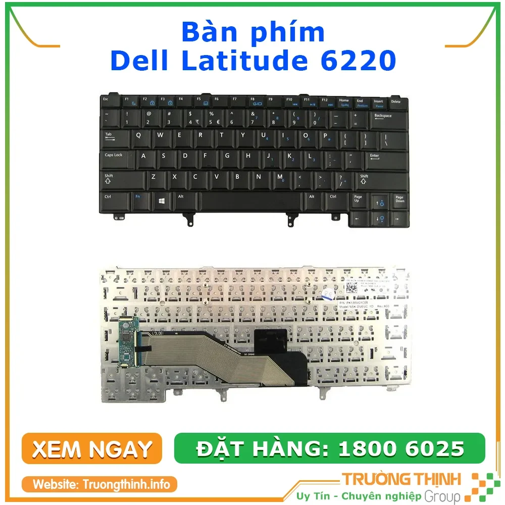 Ảnh tin Bàn Phím Laptop Dell Latitude 6220