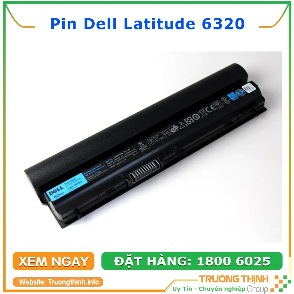 Ảnh tin Pin Laptop Dell Latitude 6320