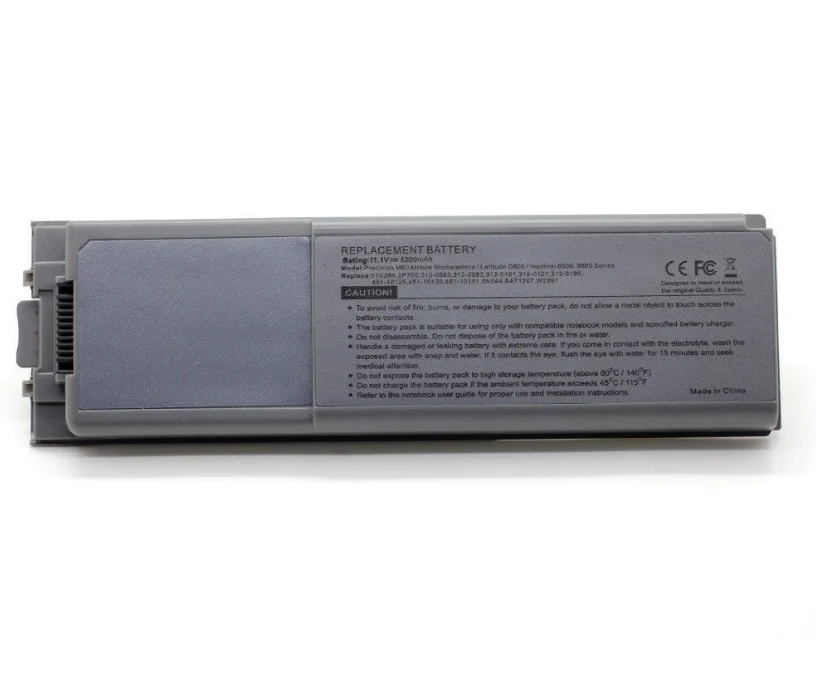 Ảnh tin Pin laptop Dell Inspiron 8500 8600 Latitude D800 Precision M60 – Dell D800 (6 cell)