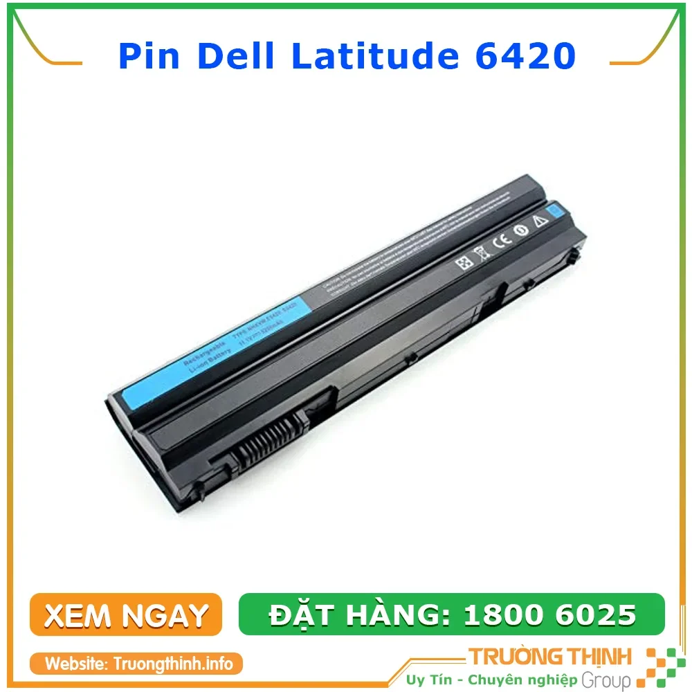 Ảnh tin Pin Laptop Dell Latitude 6420