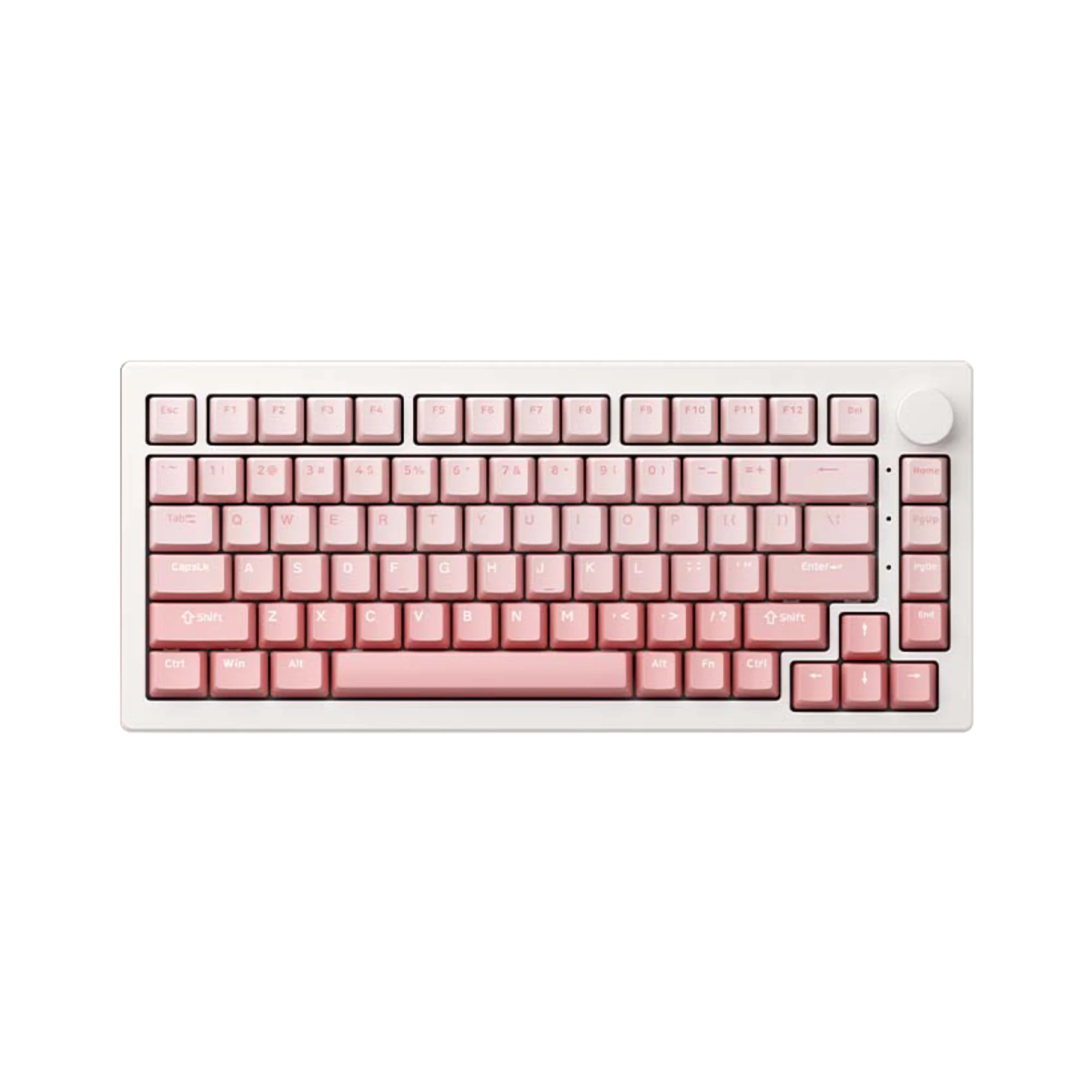 Ảnh tin Bàn phím cơ gaming AKKO 5075 V3 White Pink | Không dây, 75%, Akko Frost Pink Switch