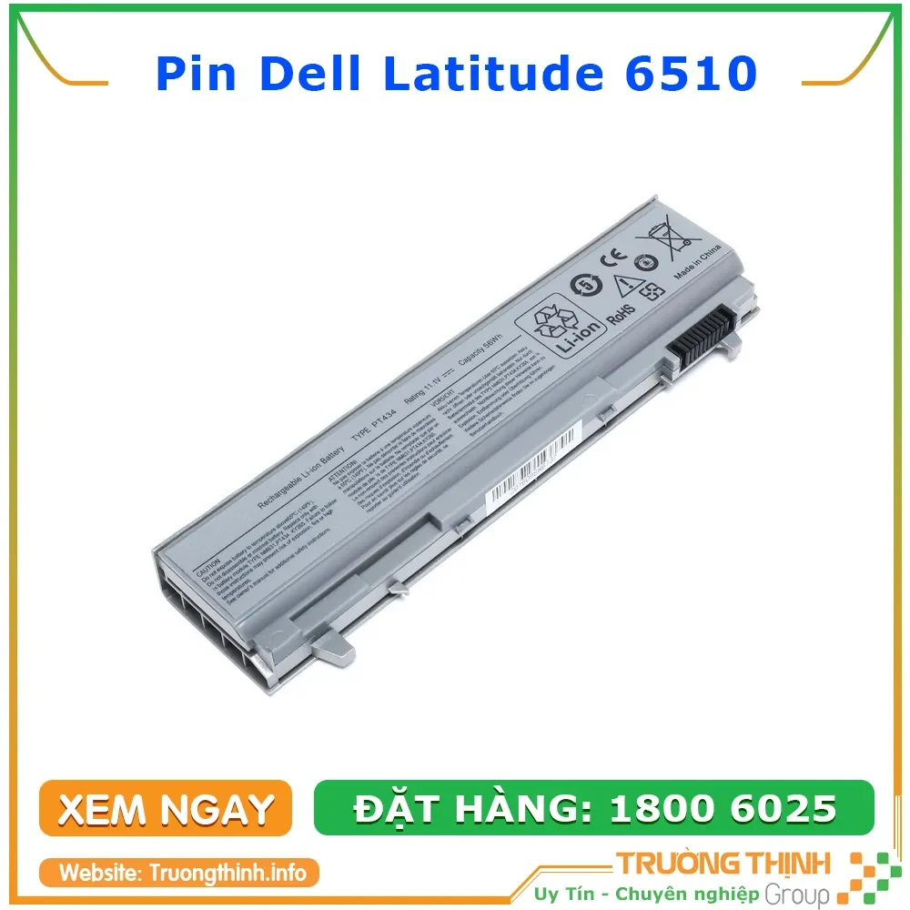 Ảnh tin Pin Laptop Dell Latitude 6510