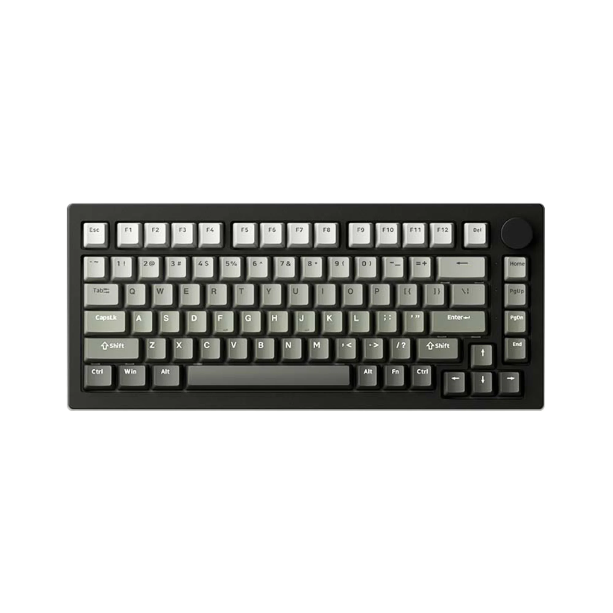 Ảnh tin Bàn phím cơ gaming AKKO 5075 V3 Black Gray | Không dây, 75%, Akko Frost Pink Switch