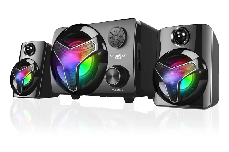 Ảnh tin Loa vi tính SoundMax A700/2.1 hỗ trợ Bluetooth, thẻ nhớ , USB - Hàng chính hãng