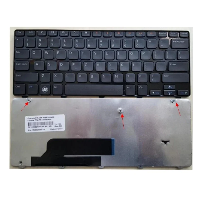 Ảnh tin Bàn phím laptop Dell Inspiron Mini 11Z, M101Z, M102Z, 1120, 1121, 1122 (KHUNG)
