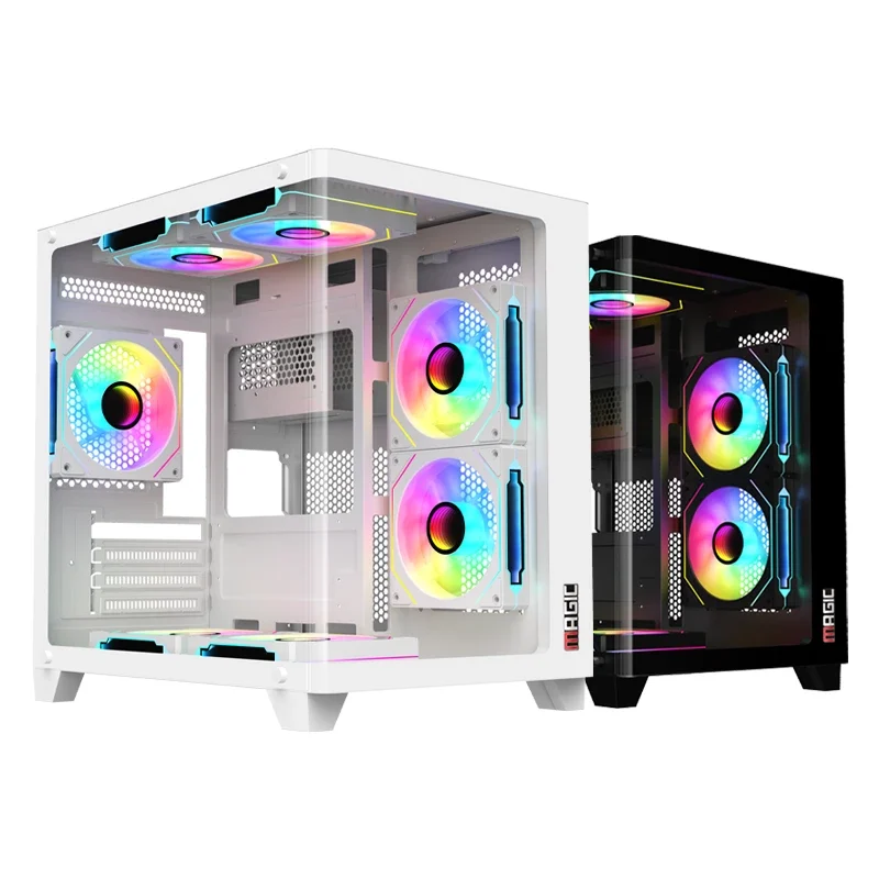 Ảnh tin CASE MAGIC GM-02 CURVED (M-ATX) (White)