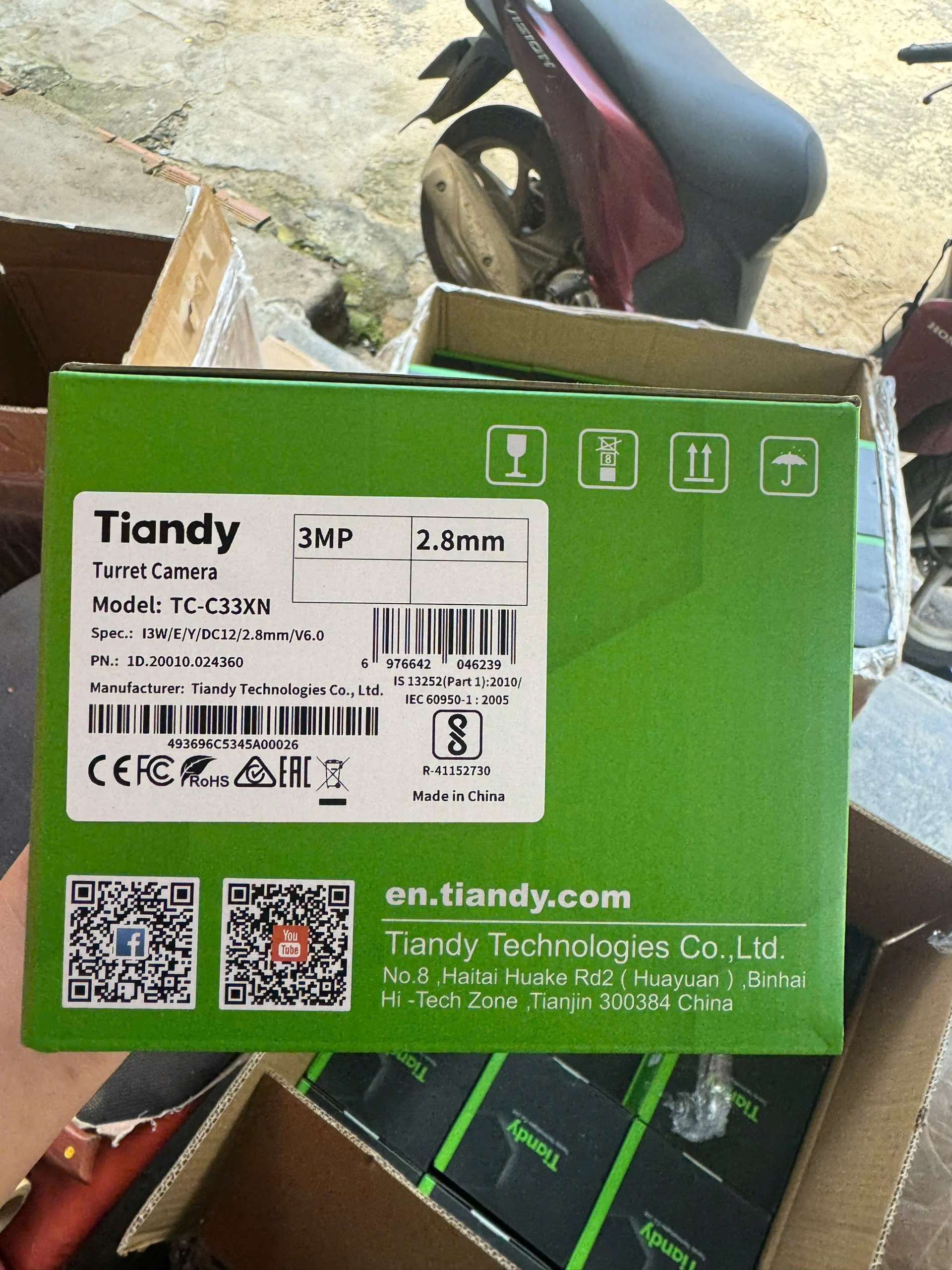 Ảnh tin Camera IP Full Color Dome 3MP TIANDY TC-C33XN