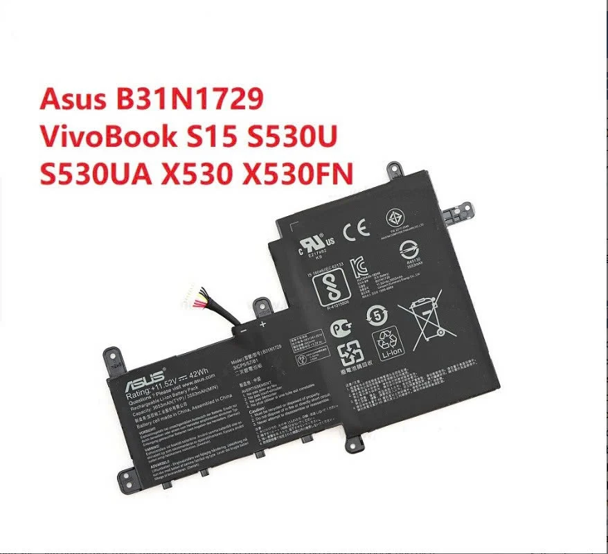 Ảnh tin Pin laptop VivoBook S15 S530 – B31N1729 (3 cell)