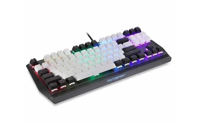 Ảnh tin Bàn phím cơ Motospeed CK73 Wired (TKL 87 phím, RGB, Switch Outemu Blue, hot-swap)