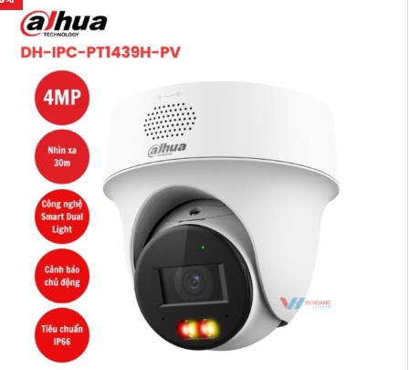 Ảnh tin Camera IP PT 4MP DAHUA DH-IPC-PT1439H-PV