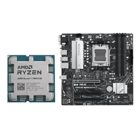Ảnh tin COMBO AMD R7 7800X3D - ASUS Prime B650M-A II DDR5