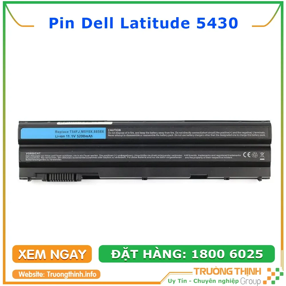 Ảnh tin Pin Laptop Dell Latitude 5430