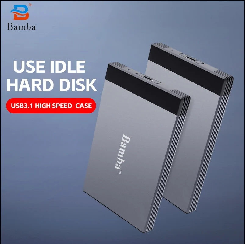 Ảnh tin Hộp đựng Hdd,Ssd 2.5 Bamba B12 USB 3.0 Nhôm màu Xám