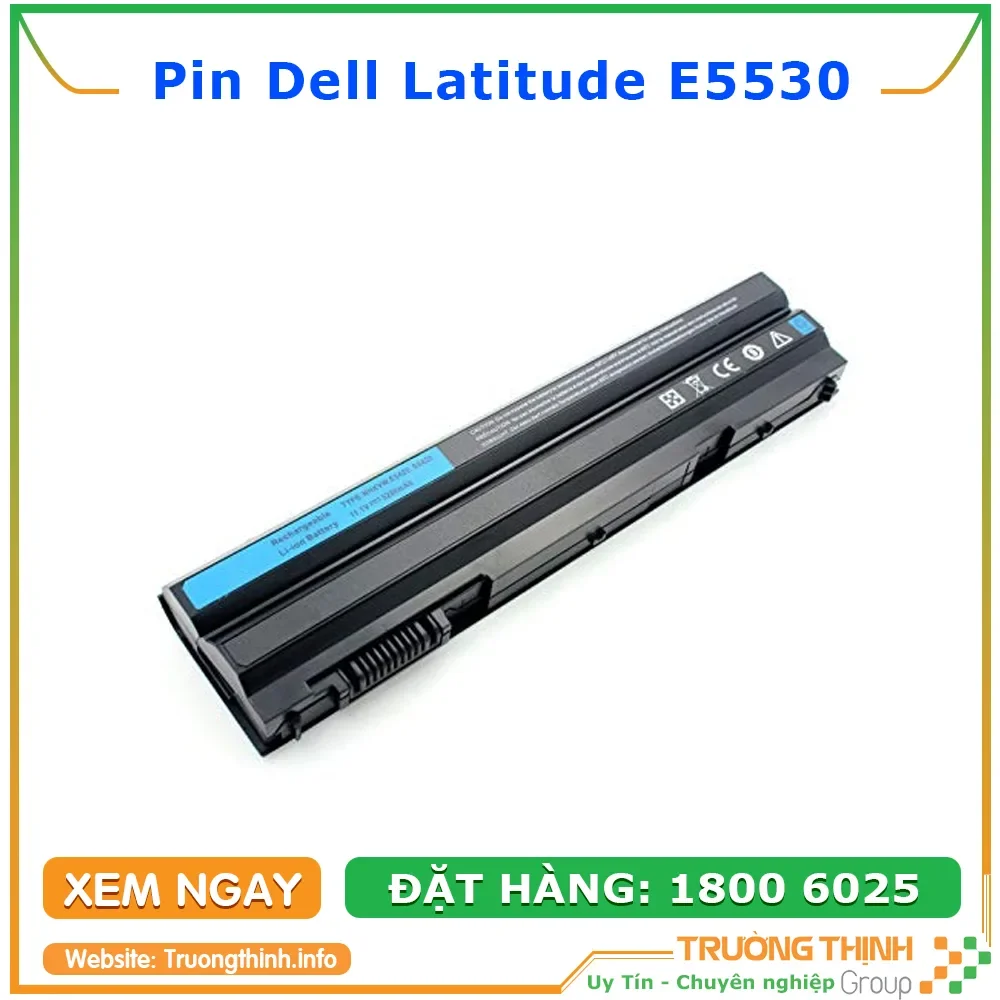 Ảnh tin Pin Laptop Dell Latitude E5530