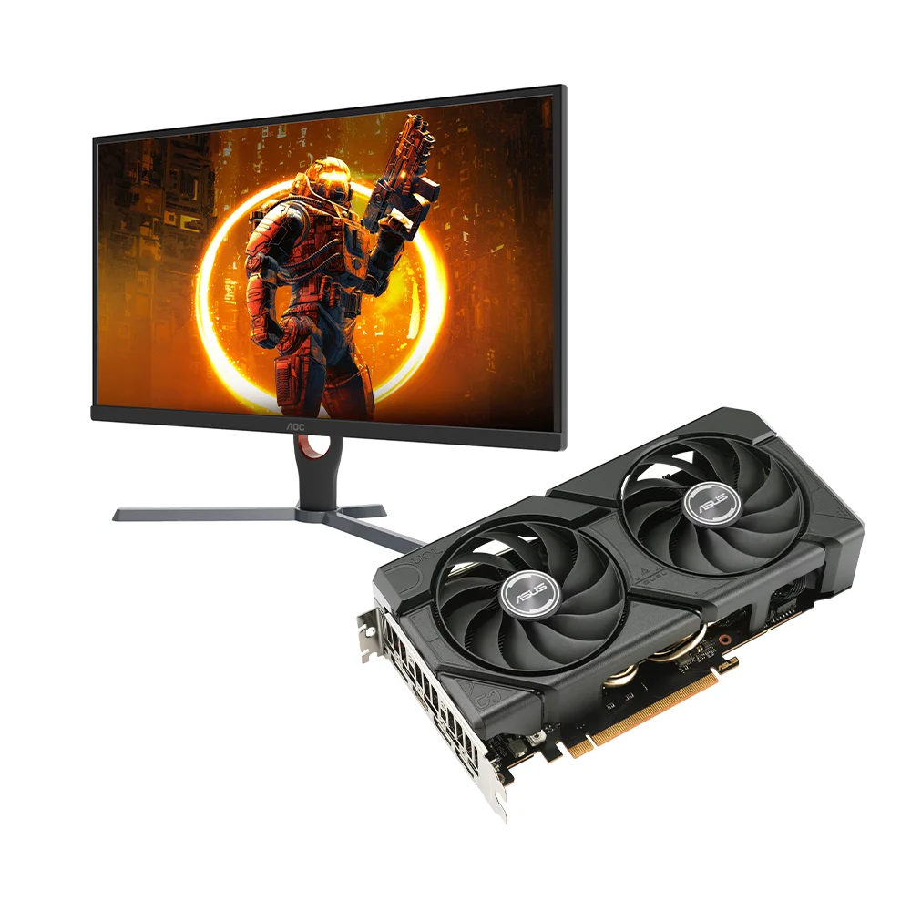 Ảnh tin Combo VGA Asus V.RX7600.8G.AS.DUAL.EVO.OC - LCD AOC L.27.GA.AOC.Q27G11E-74.2K