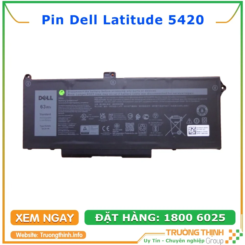 Ảnh tin Pin Laptop Dell Latitude 5420