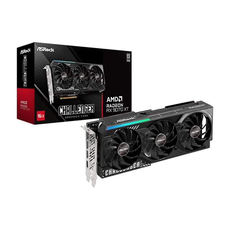 Ảnh tin Card màn hình (AMD) ASRock RX 9070 XT Challenger 16GB OC | 16GB GDDR7, OC Edition