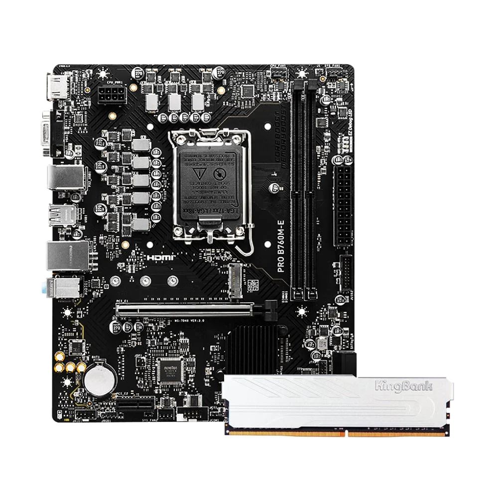 Ảnh tin COMBO RAM 5 16G KINGBANK - MAIN B760 MSI
