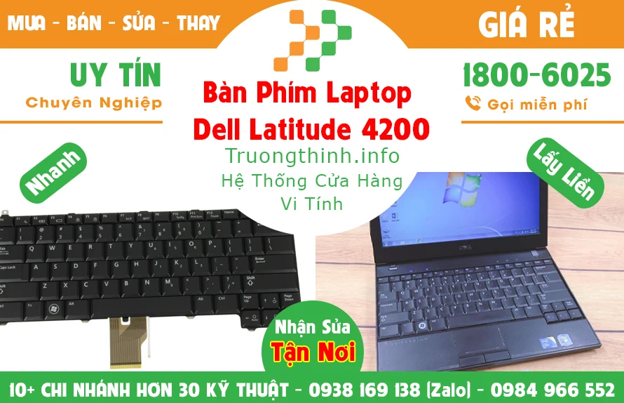 Ảnh tin Bàn Phím Laptop Dell Latitude 4200