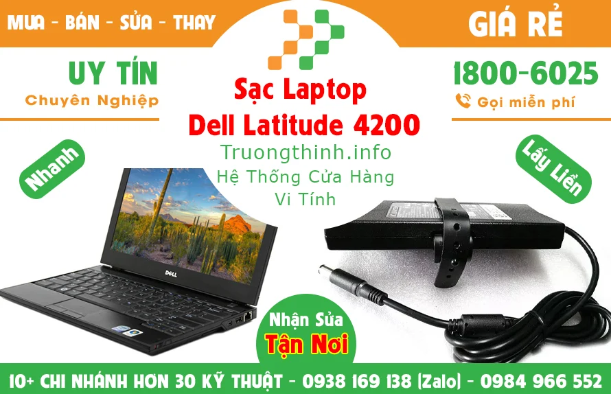 Ảnh tin Sạc Laptop Dell Latitude 4200