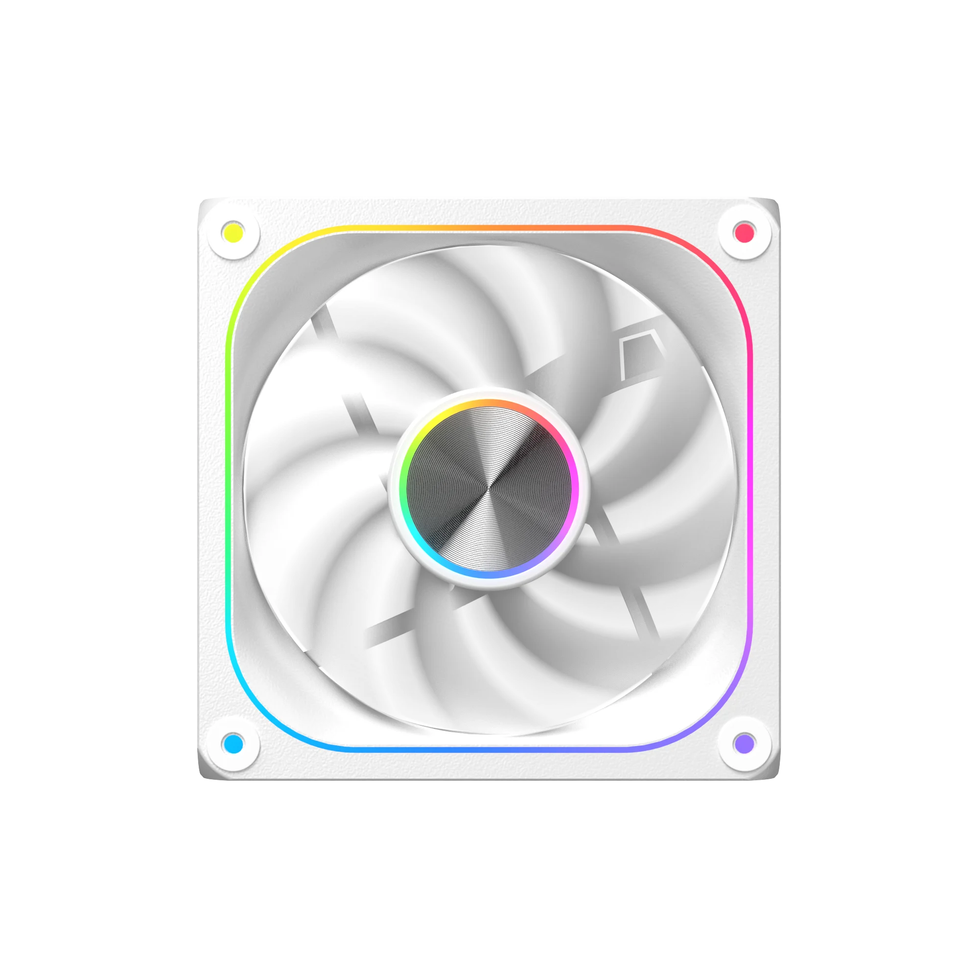 Ảnh tin Quạt tản nhiệt PC Xigmatek Infinity Pro 8 Arctic | 120mm, ARGB, Gió thuận, Trắng (EN49545)