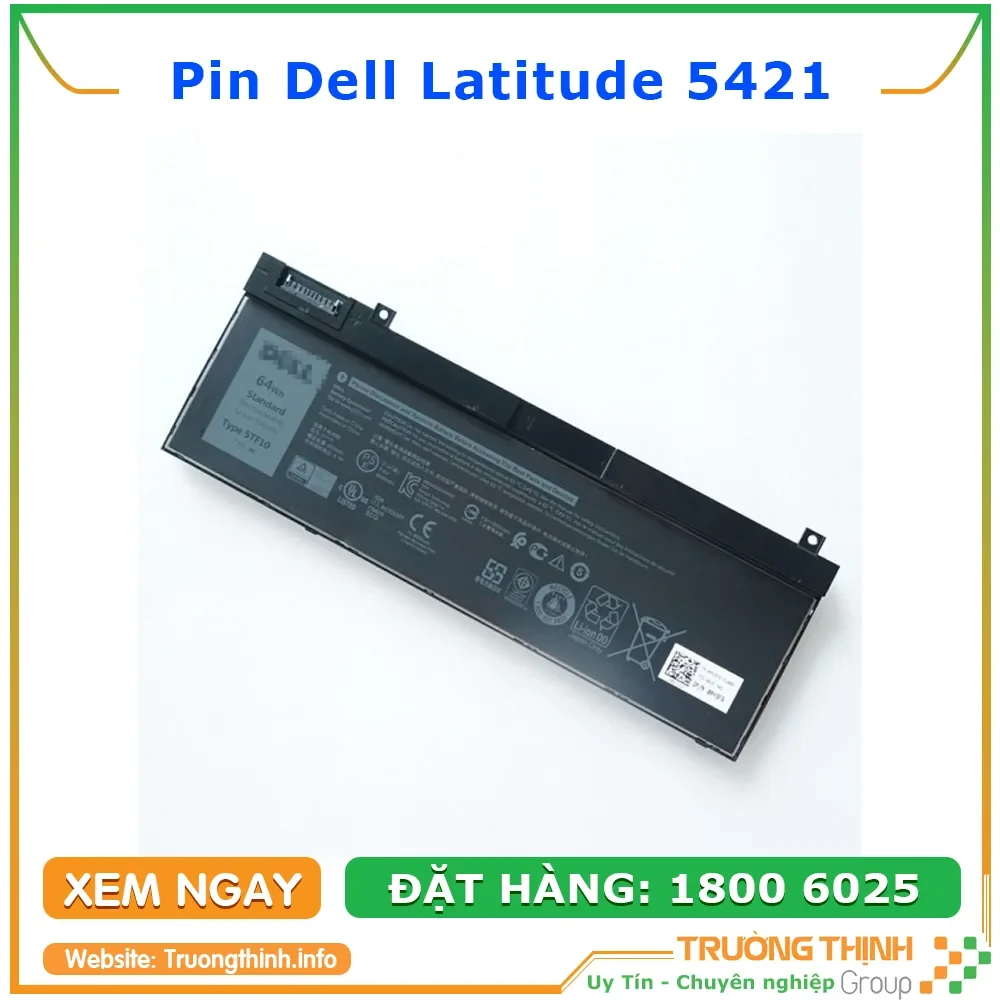Ảnh tin Pin Laptop Dell Latitude 5421