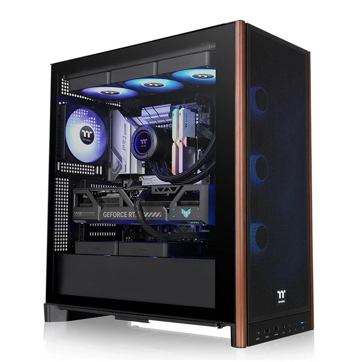Ảnh tin Thùng máy Thermaltake S370 WS Mid Tower (CA-11J-00M1WN-00) | Mid Tower, Sẵn 4 Fan không Led, Đen