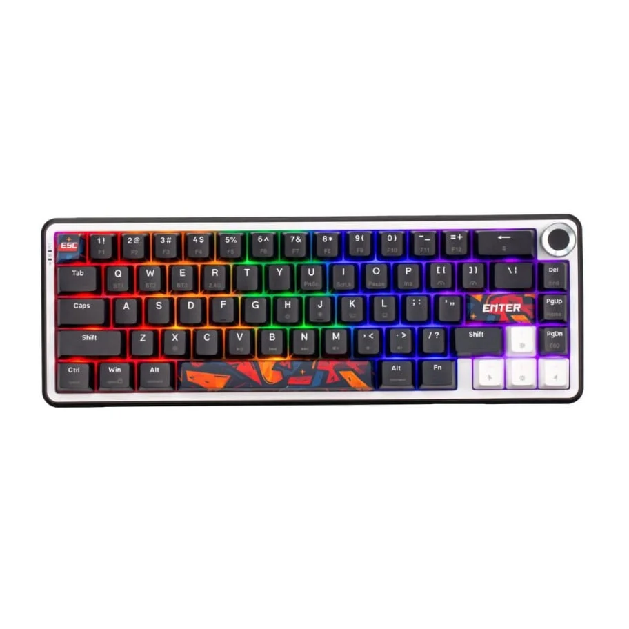 Ảnh tin Bàn phím cơ gaming E-Dra EK368S | Không dây, Red Switch