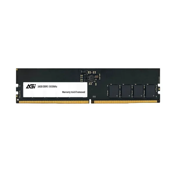 Ảnh tin RAM PC AGI 16GB DDR5 (AGI480016UD238-ST UD238) | (1x16GB), 4800MHz, Không tản nhiệt