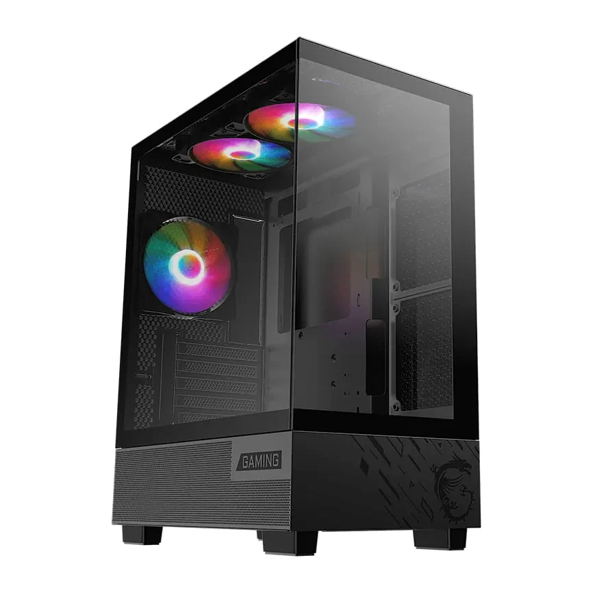 Ảnh tin Thùng máy MSI PAG PANO M110A M-ATX | Kèm 3 Fan RGB, Đen