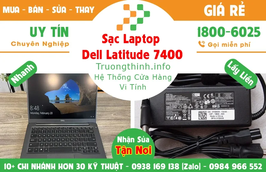 Ảnh tin Sạc Laptop Dell Latitude 7400