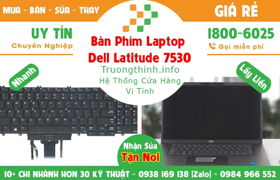 Ảnh tin Bàn Phím Laptop Dell Latitude 7530