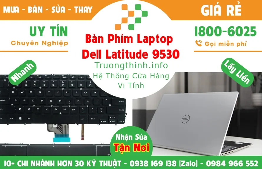 Ảnh tin Bàn Phím Laptop Dell Latitude 9530